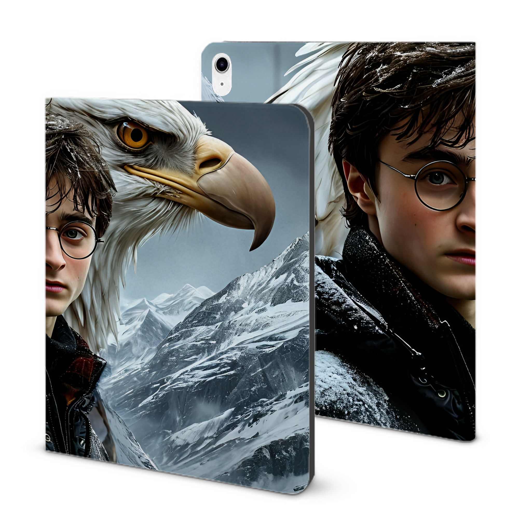 （画像用） Harry Potter ハリー・ポッターシリーズ IPad ケース ブック型 PUレザー TPU 耐衝撃 軽量 薄型 ペン収納なし 全面保護 IPad 各モデル対応